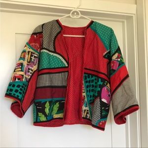 Vintage Quilted Handmade Patchwork Jacket